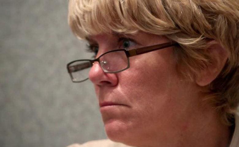 Headshot of Cindy Anthony wearing a worried expression on her face.