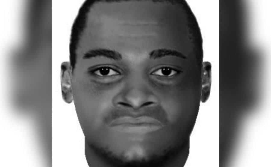 A composite sketch of the fallen stowaway.