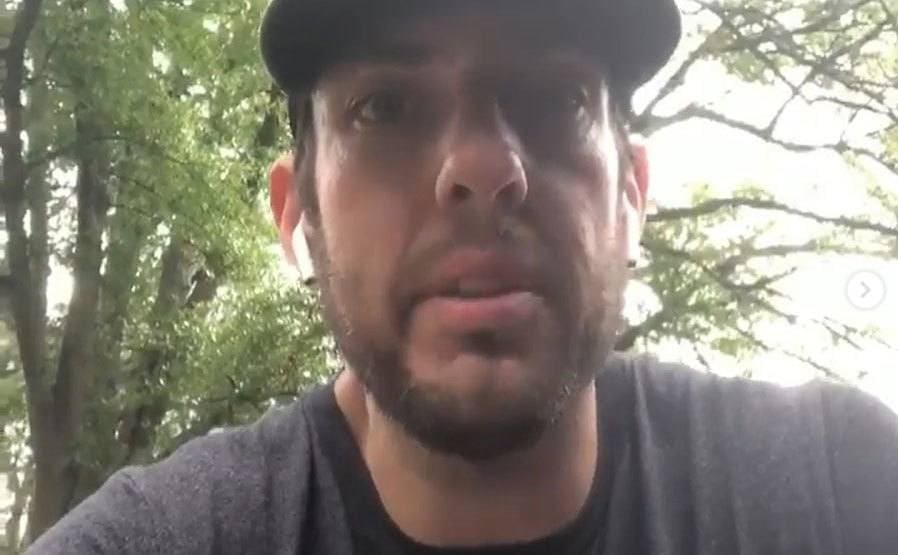 Screengrab from a video of Kane talking sent to Chelsea.