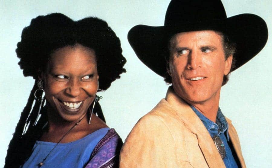 Whoopi Goldberg and Ted Danson in a publicity portrait.