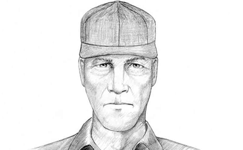 A police sketch of the suspect.
