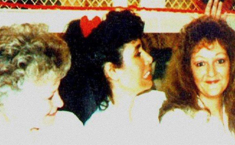 A picture of Betty Lou with her friends.