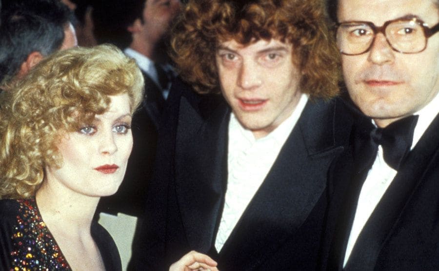 Beverly D'Angelo and Milos Forman attend the ‘Hair’ movie premiere.