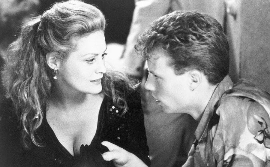Beverly D’Angelo seduces Donal McCann in the movie ‘The Miracle.’