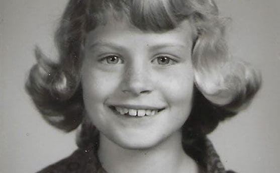 A portrait of Beverly D’Angelo in her school days.