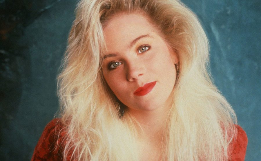 Christina Applegate as Kelly Bundy.
