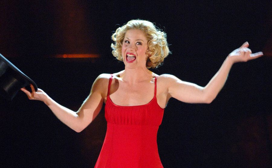 Christina Applegate’s performance onstage at the musical.