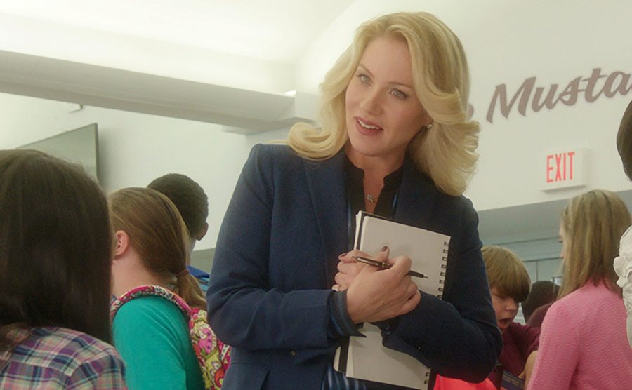 Christina Applegate in a scene from ‘’Bad Moms.’’