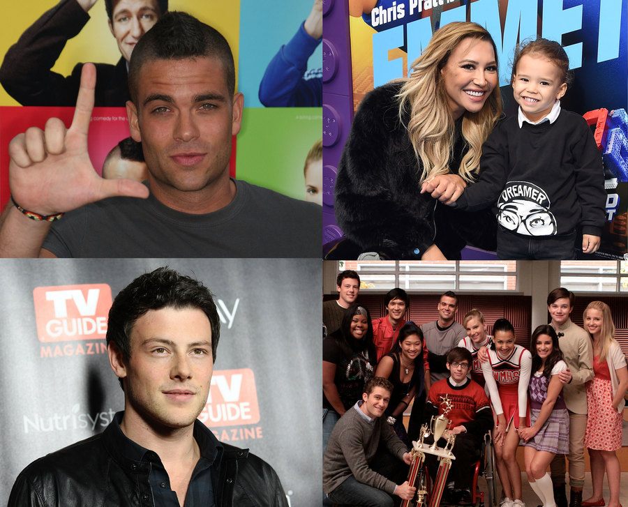 Mark Salling / Naya Rivera and Josey Hollis / Cory Montieth / The Cast of Glee