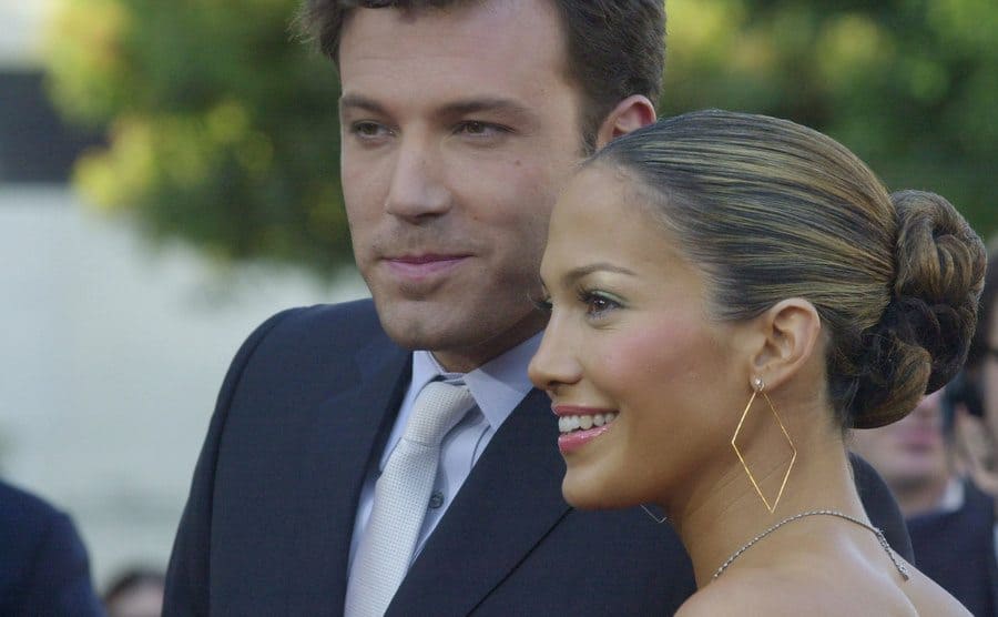 Ben Affleck and Jennifer Lopez attend an event.