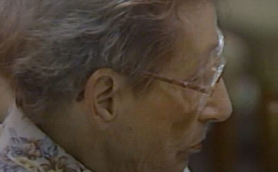 A close-up on Stella during the trial.