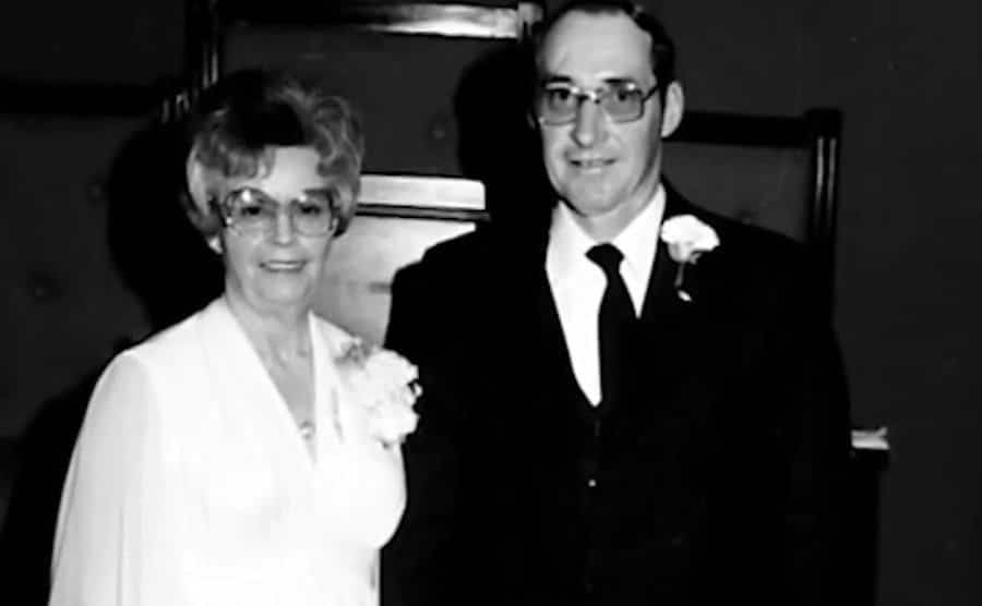 A portrait of Harold and Betty.