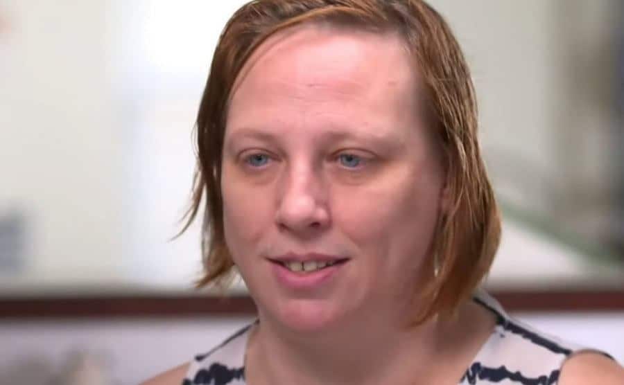 Shaunna speaks during an interview.