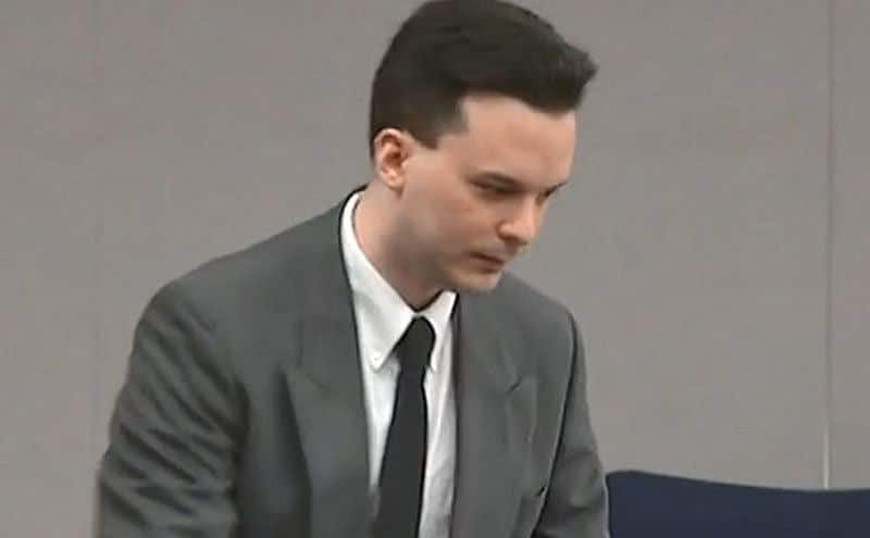 A photo of Wysolovski in court.