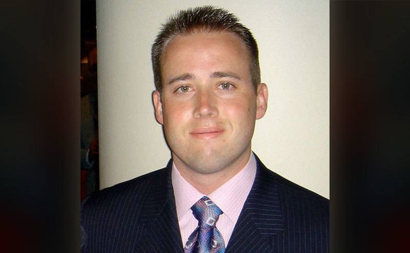 A picture of Travis Alexander at church.