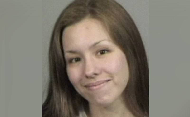 A mugshot of Jodi Arias.