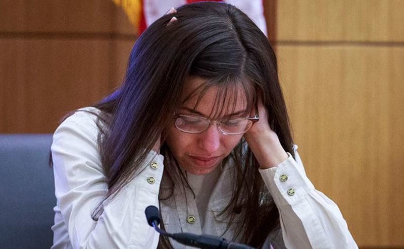 Jodi Arias talks in court.