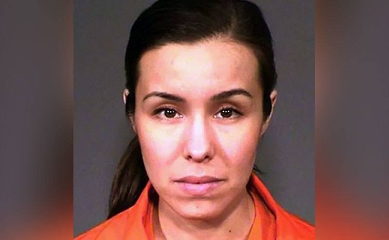 A mugshot of Jodi Arias after her conviction.