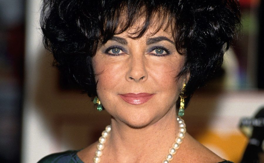 A picture of Elizabeth Taylor.