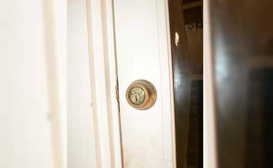 A photo from the house entrance door.