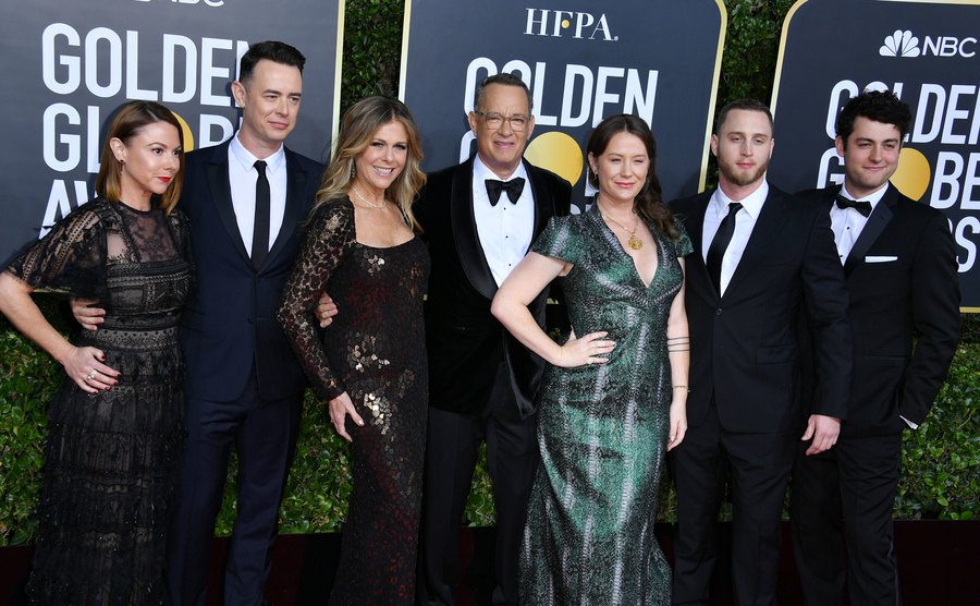 A family portrait at the Golden Globe.