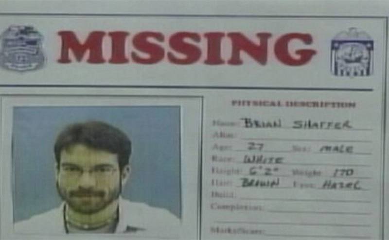 A missing person flyer with Brian’s photo.