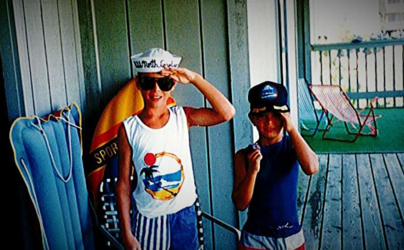 Brian and Derek Shaffer as little kids.