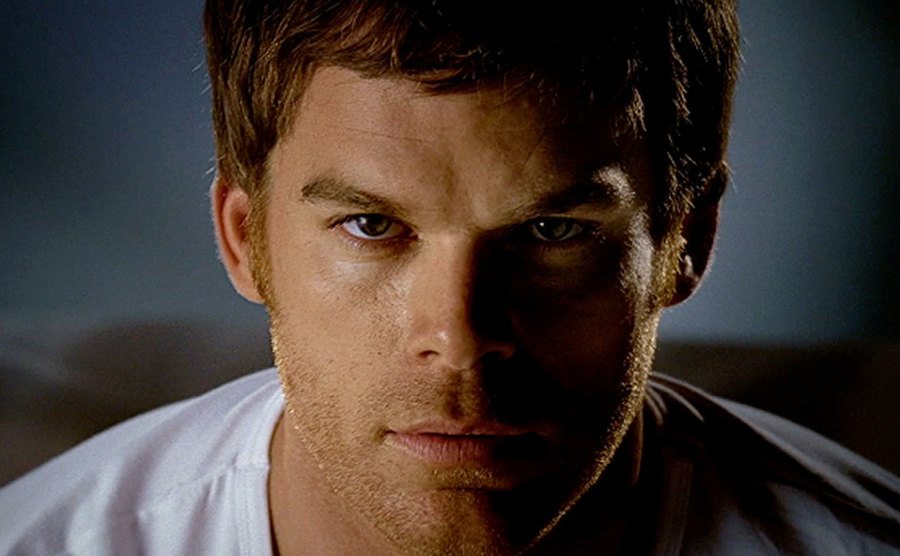 A portrait of Michael C. Hall as Dexter.