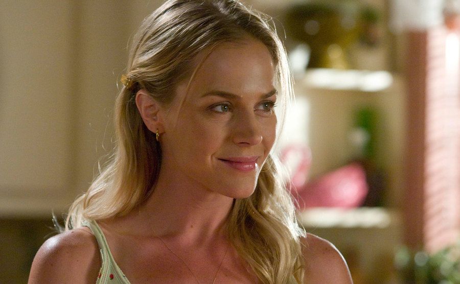 Julie Benz as Dexter’s wife in a still from the series.