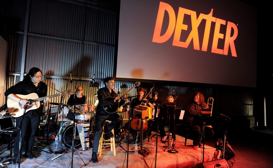 Daniel Licht performs at a showtime celebration of Dexter.