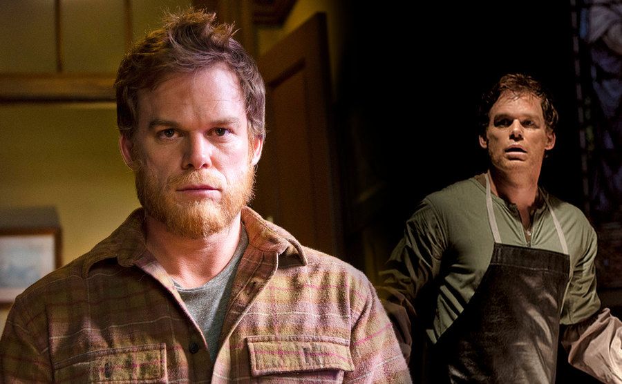 A still of Michael C. Hall as a lumberjack / A still of Michael C. Hall as Dexter.