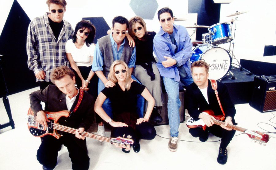 A still from the official music video I’ll Be There For You.