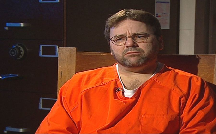 Sells takes part in a TV interview. 