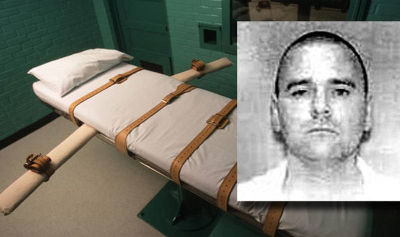 A photo of Tommy Sells along with an execution table. 