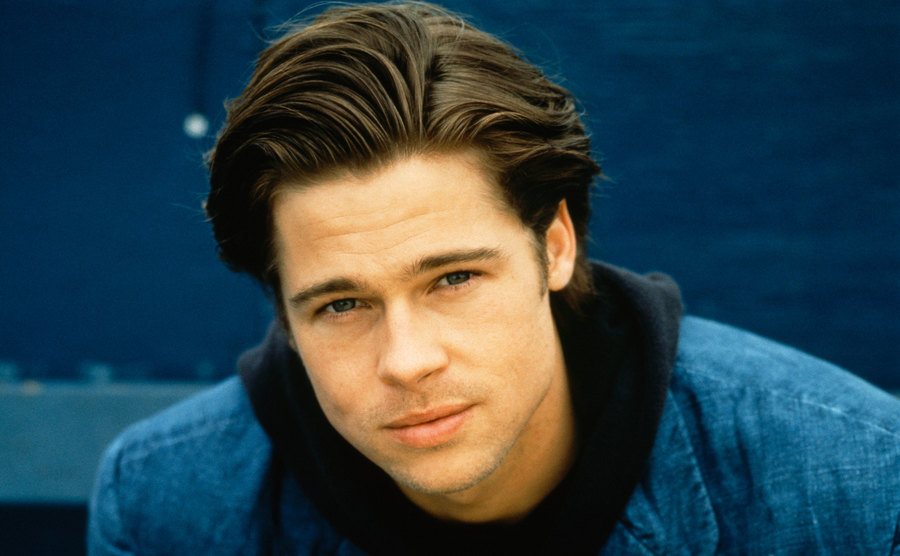 An early portrait of Brad Pitt.