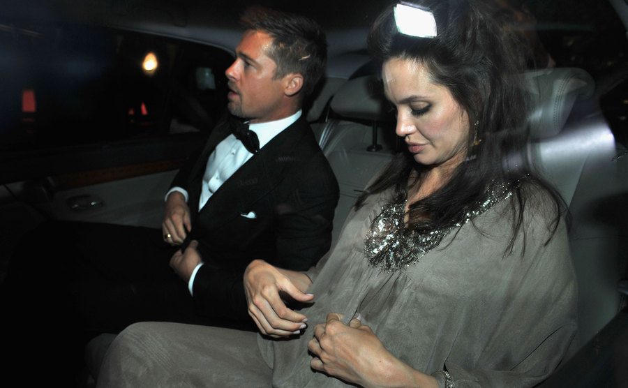 Brad and Angelina are heading to an event.