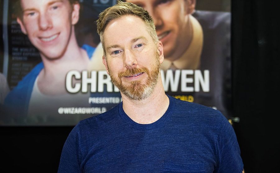 Chris Owen attends an event.