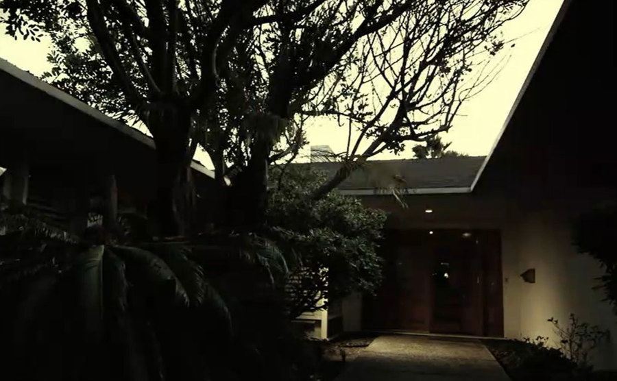 A shot of the house.