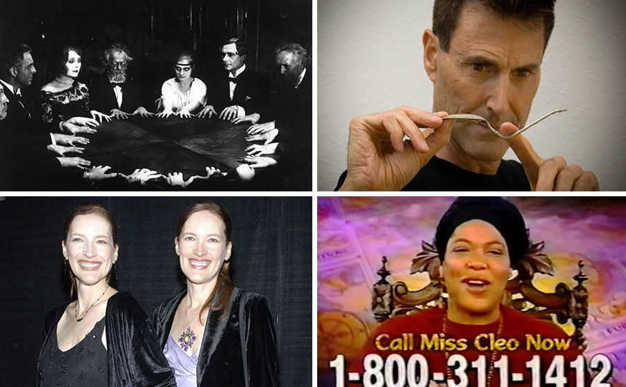 A Spiritual meeting / Uri Geller / The Psychic Twins / Miss Cleo.