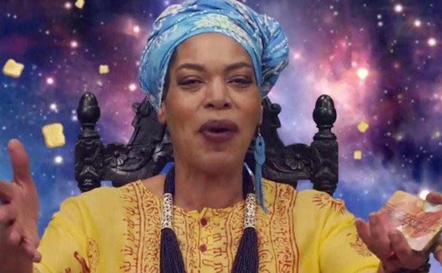 Miss Cleo speaks on television.