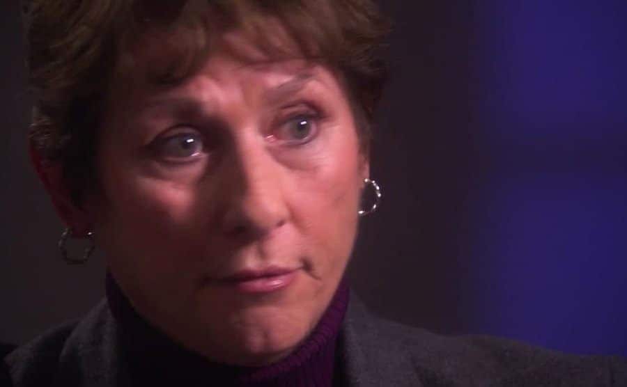 A still from Lauri McQuary on television.