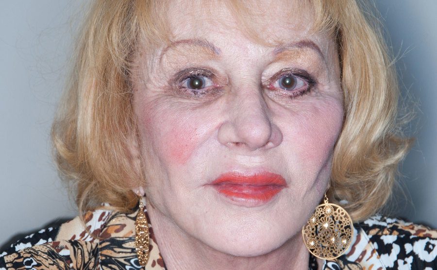A portrait of Sylvia Browne.