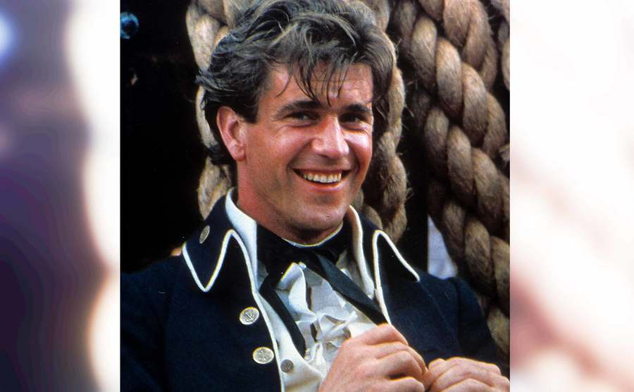 Mel Gibson in a scene from The Bounty.