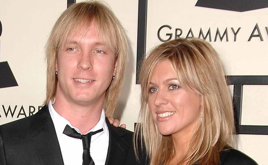 Kenny Wayne Sheperd and Hannah Gibson attend an event.