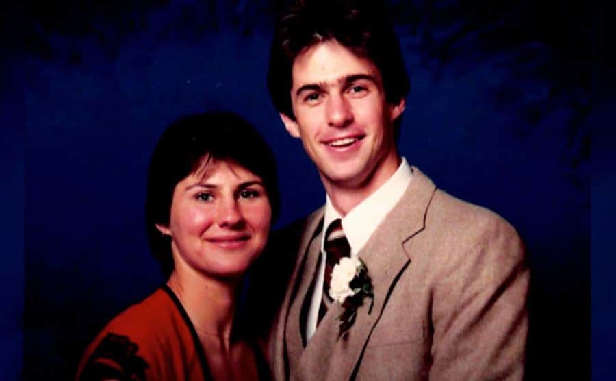 A portrait of Stephanie and John.