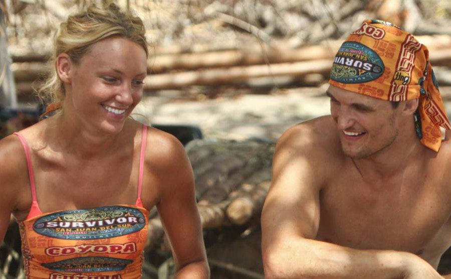 Jon Misch and Jaclyn Schultz in a still from the show.