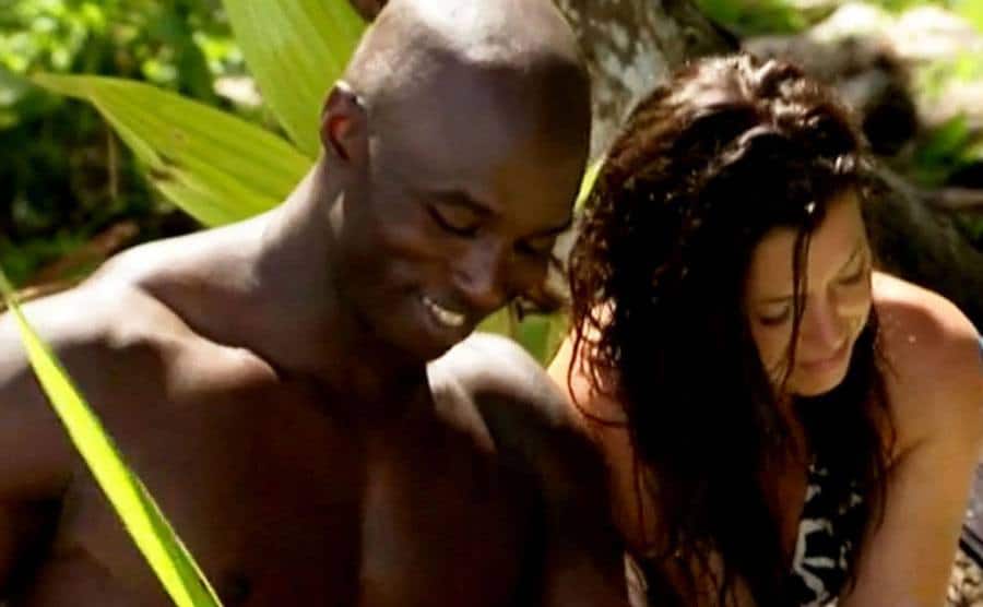 James Clement and Parvati in a still from the show.