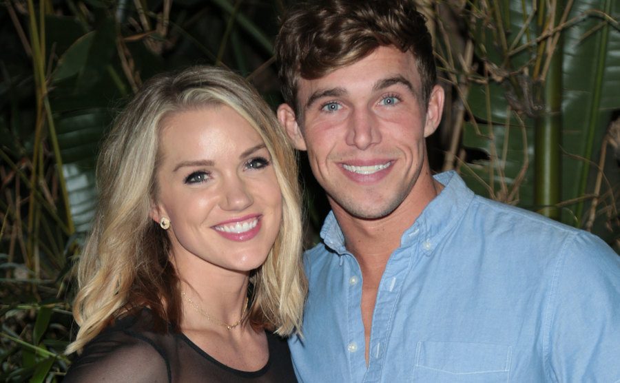 Jessica Johnston and Cole Medders attend an event.