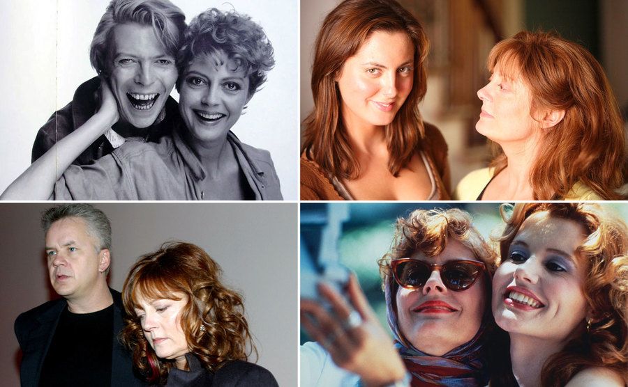 Susan Sarandon and David Bowie / Eva Amurri and Suson Sarandon / Tim Robbins and Susan Sarandon / Susan Sarandon and Geena Davis
