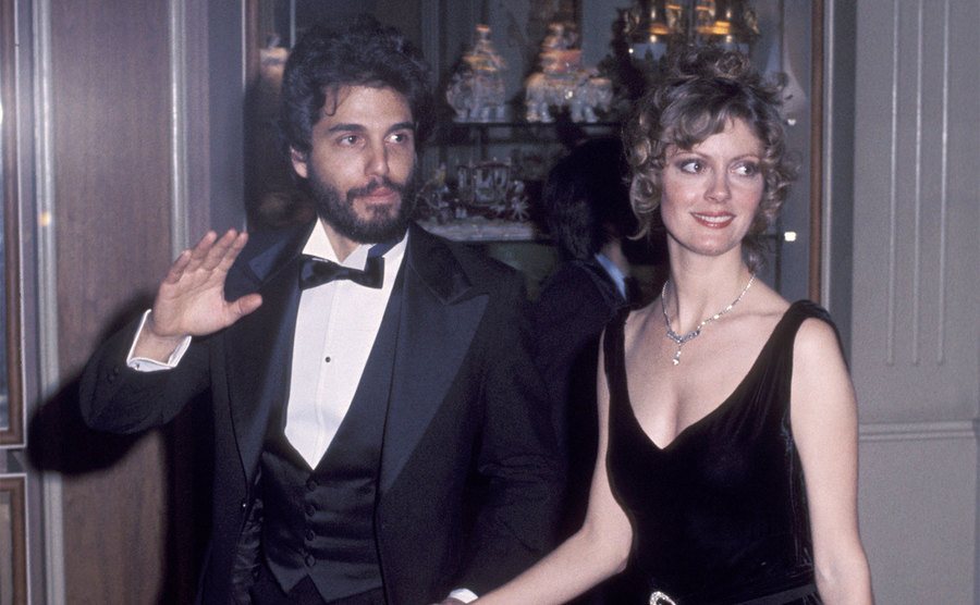 Chris Sarandon and Susan Sarandon arrive at an event.